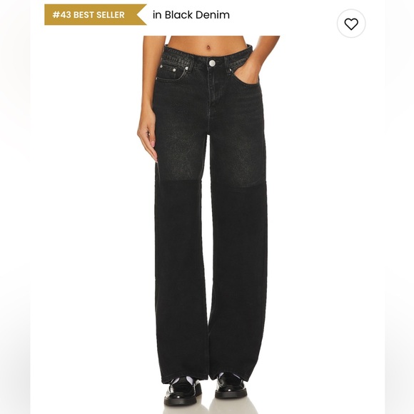 superdown Denim - superdown Kenny Contrast Jeans in Black